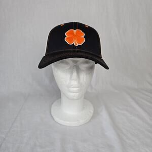 Black Clover Trucker Hat Timp Harley Ride for Life Black Live Luck Clover OS EUC